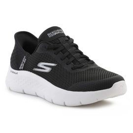 Skechers Slip-Ins: vá a pé de entrada da granda flexível 124836 BKW Shoes preto 1