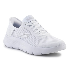 Skechers Slip-Ins: vá a pé de entrada da granda flexível 124836-WHT Shoes branco 1