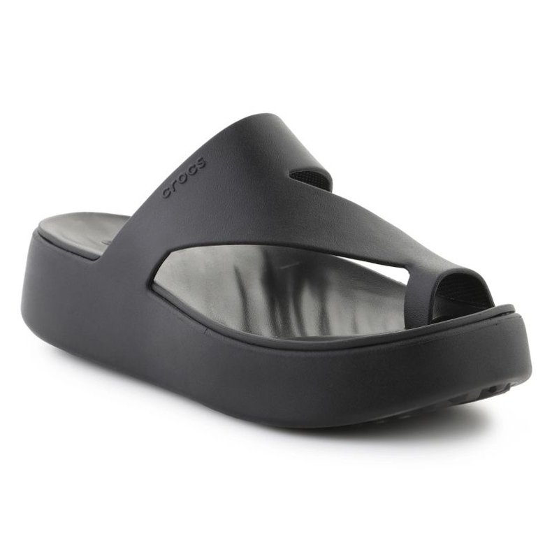 Flip-Flops Crocs Getaway Platform Toe Loop 210834-001 preto 1