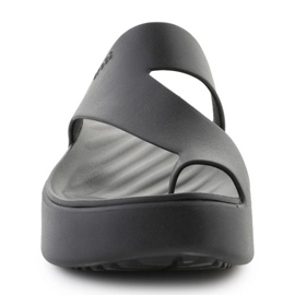 Flip-Flops Crocs Getaway Platform Toe Loop 210834-001 preto 2