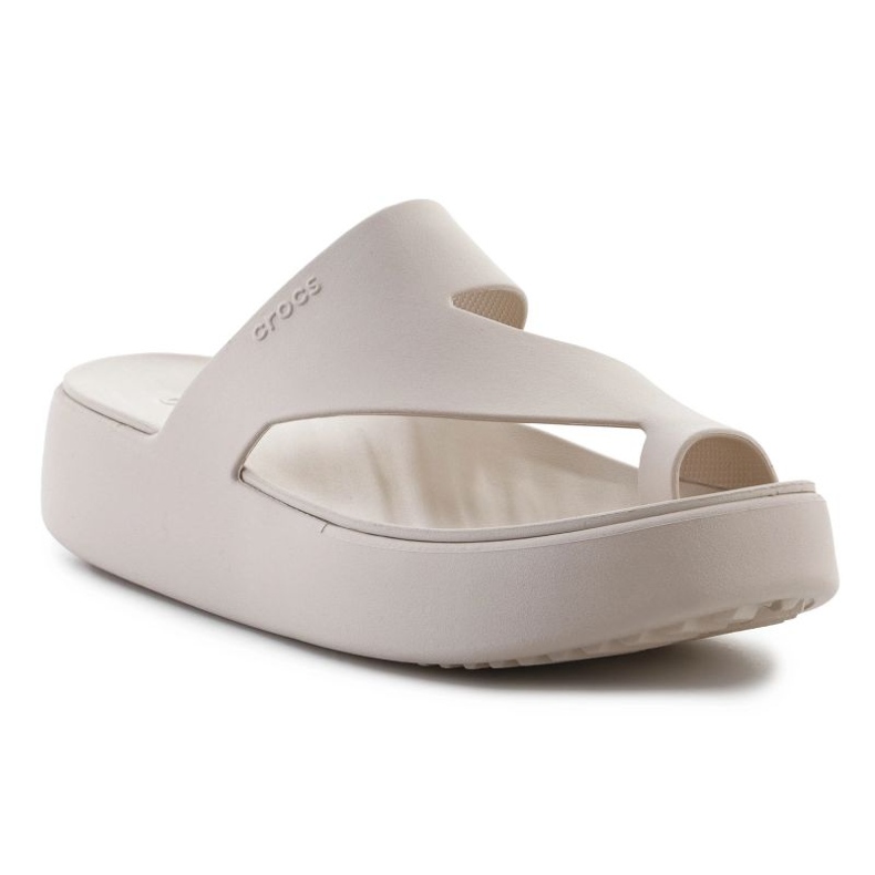 Flip-Flops Crocs Getaway Platform Toe Loop 210834-0LH bege 1