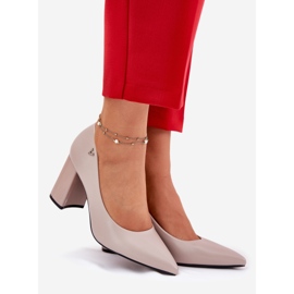 Bombas elegantes no Vinceza 62220 Pillar Grey cinza 1