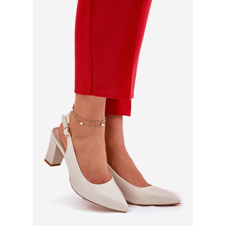 Bombas confortáveis no Sergio Leone SK162 PERTA POST bege 1 Bombas confortáveis no Sergio Leone SK162 PERTA POST bege 1