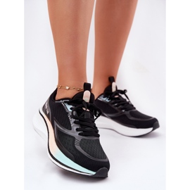 Sapatos esportivos femininos Big Star RR274A160 Hi-Polish System Black preto 1