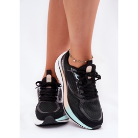 Sapatos esportivos femininos Big Star RR274A160 Hi-Polish System Black preto 2