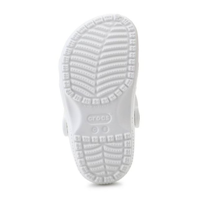 Tamanco Clássico Crocs 206990-100 branco 4