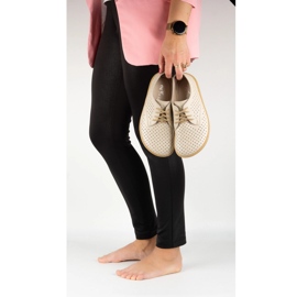 Olivier Tênis minimalistas de pés descalços femininos 1288pol bege 2