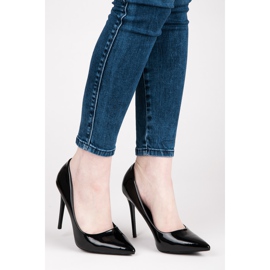 Seastar saltos sensuais lacados preto 1