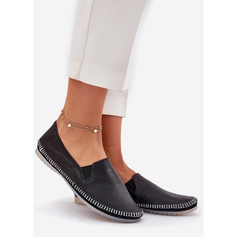 Ballerinas de couro Maciejka T3512-71 preto 1