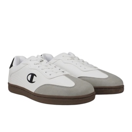 Champion Sapatos campeões Material de mistura de prestígio de baixo corte S22330 WW001 branco 1