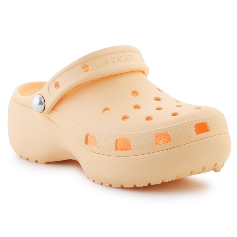 Crocs Classic Platforms Pearl Cog 211231-78Z laranja 1