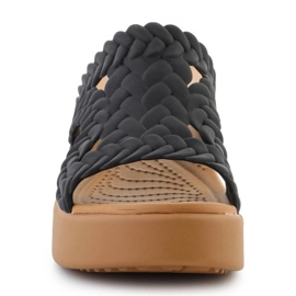 Crocs Brooklyn Woven Slide Heel 209979-001 Flip-flops preto 2 Crocs Brooklyn Woven Slide Heel 209979-001 Flip-flops preto 2