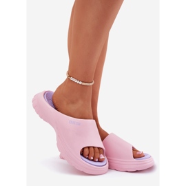 Big Star RR274A587 Slippers de verão feminino Pink rosa 1