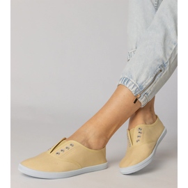 Tênis slip-on de tecido cinza 2