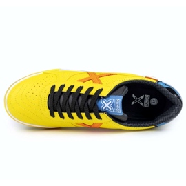 Munich Menich G-3 Lucro Sport 419 em 3111419 Sapatos de futebol interno masculino amarelo 3