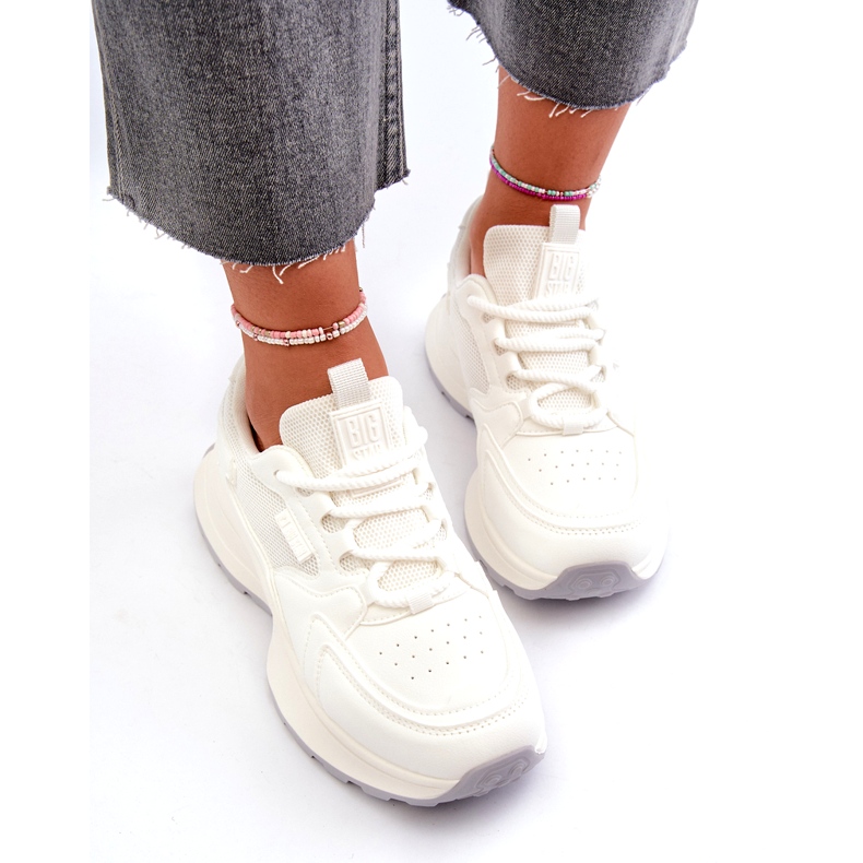 Tênis feminino HI-POLY System Big Star NN274A107 branco 2