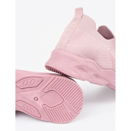 Sapatos esportivos de meias rosa 1