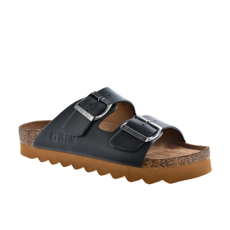 Slippers femininos Big Star LL274477 Black preto 2