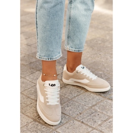 Tênis femininos Lee Lian Mulheres LOW 50251005.33F BEIGE bege 2