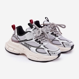 Tênis infantis em um xairana prateada de sola grossa prata 1 Tênis infantis em um xairana prateada de sola grossa prata 1