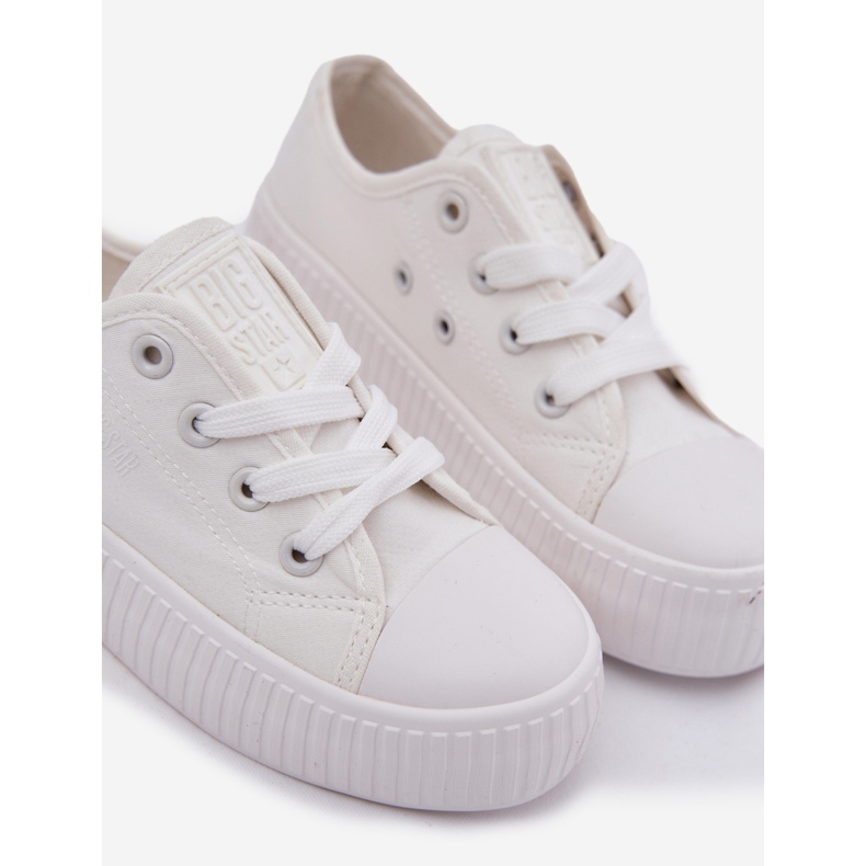 Big Star RR374009 BIAłe Lace -Up Sneakers branco 2