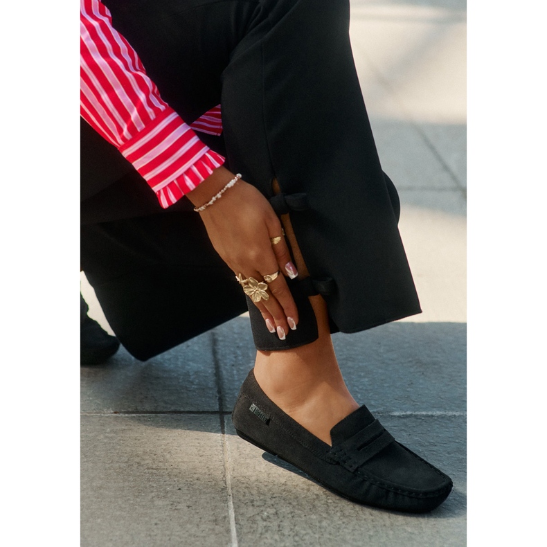 Suades de camurça feminina Big Star RR274948 Black preto 2