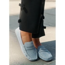 Suades de camurça feminina Big Star RR274943 Blue azul 2