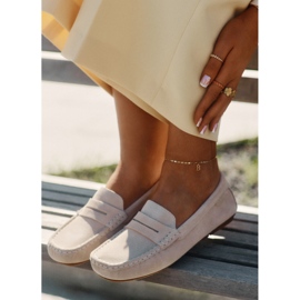 Suades de camurça feminina Big Star RR274947 bege 2