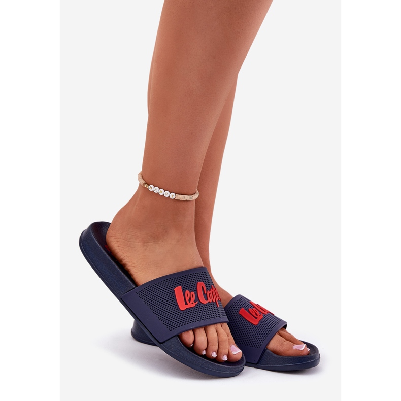 Slippers femininos Lee Cooper LCW-25-07-3524L azul marinho 1