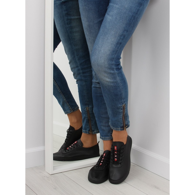 Sneakers femininas pretas macias NB190P Preto 2