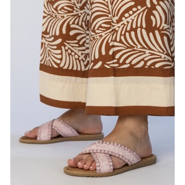 Chinelos femininos rosa femininos 1