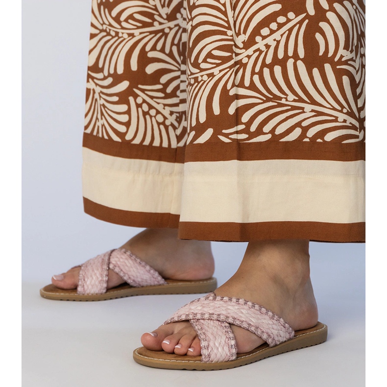 Chinelos femininos rosa femininos 1