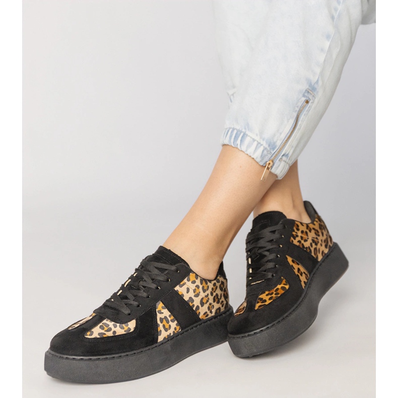 Tênis femininos-negros preto 2