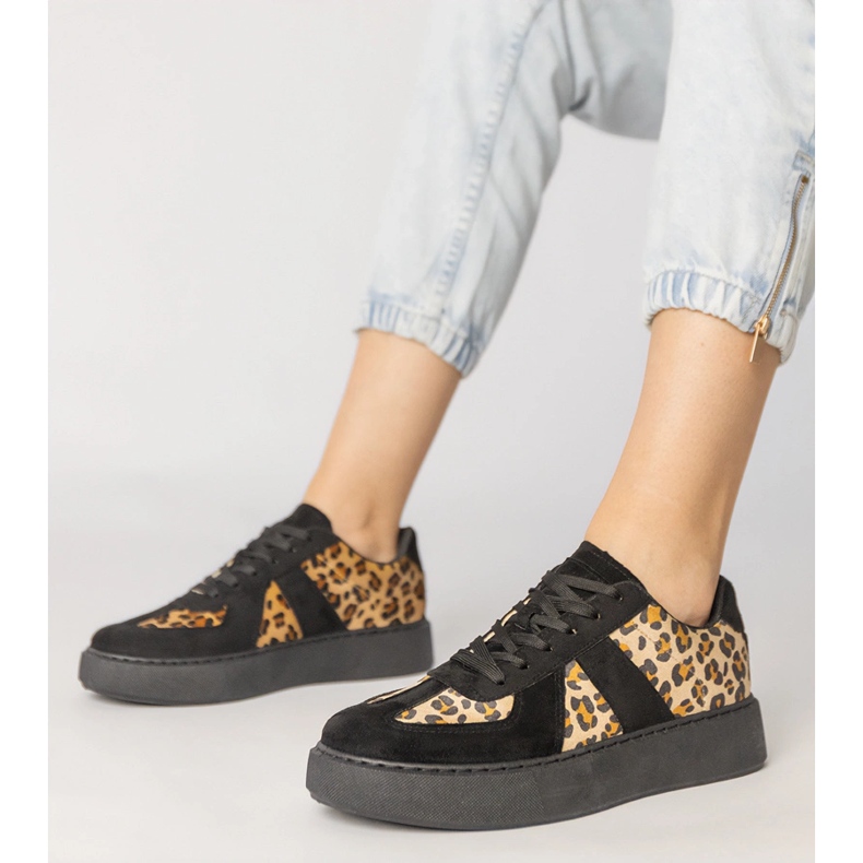 Tênis femininos-negros preto 1