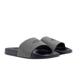 Slippers masculinos 4F M011 4FRMM00FSLIM011 25S cinza 1
