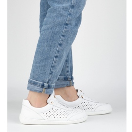 Olivier Tênis minimalistas de mulheres descalças 1769pol White branco 2