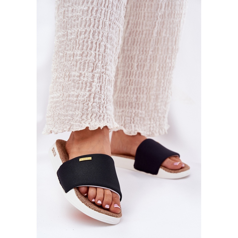 Slippers femininos Big Star RR274A108 Black preto 2