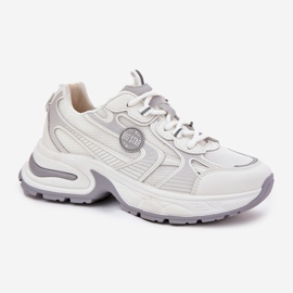 Big Star Tênis femininos grandes estrelas rr274a191 branco 2