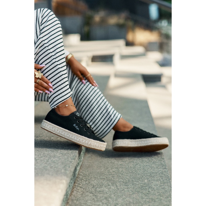 Tênis femininos com Lee Cooper LCW-25-44-3216 tênis pretos 2