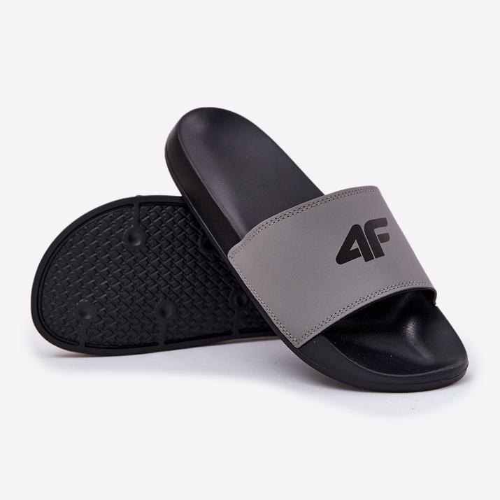 Slippers masculinos 4f 4frmm00fslim011-25s cinza 2