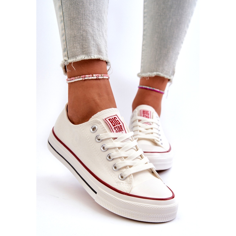 Tênis baixo feminino Big Star NN274274 branco 4