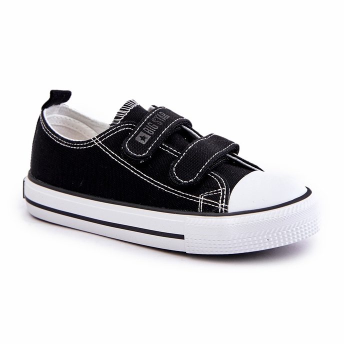 Tênis infantil com velcro Big Star OO374008 preto 4