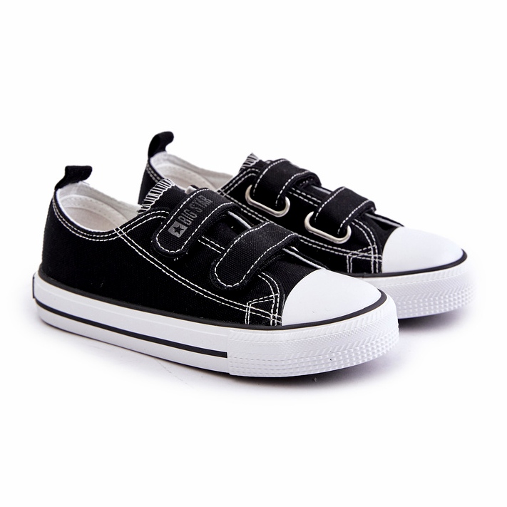 Tênis infantil com velcro Big Star OO374008 preto 1