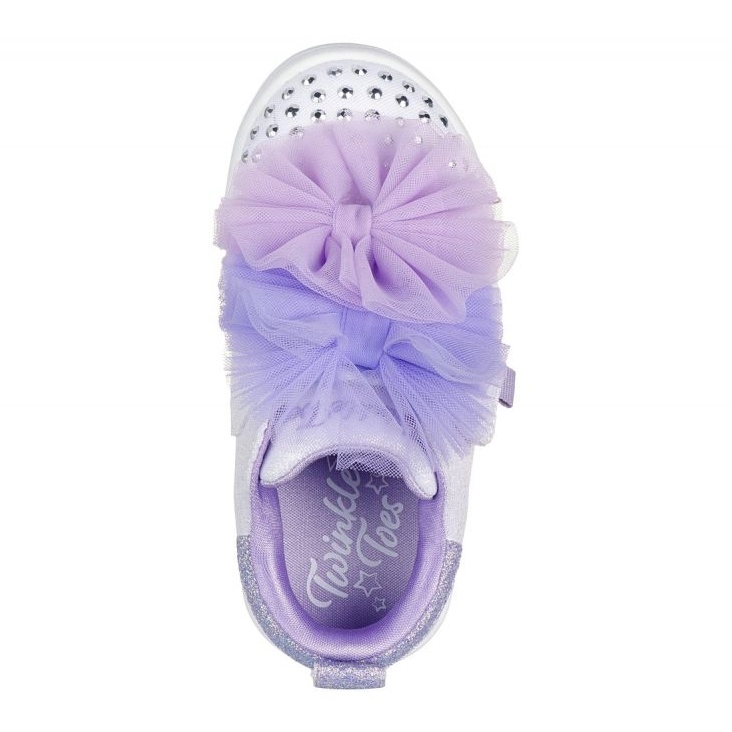 Skechers Twinkle Toes - Twi -lites 2.0 Tutu fofo 314389n WLV Shoes roxo 2