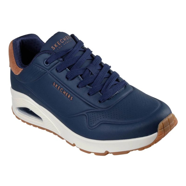 Skechers Uno adequado no ar 183004-NV Shoes azul 1