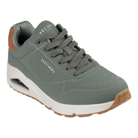 Skechers Uno adequado no ar 183004-OLV Shoes verde 1