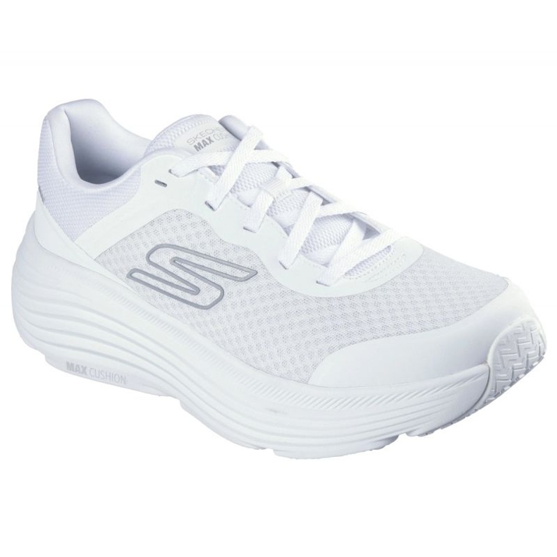 Tênis de corrida skechers max amortecimento Endeavor 220613 wht branco 1