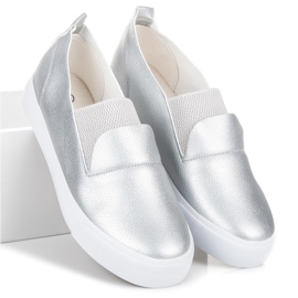 L&H Silver Slipons cinza 2