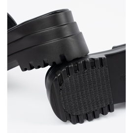 Seastar Chinelos plataforma pretos 1