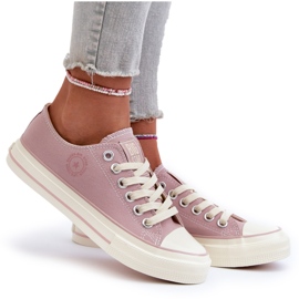 Tênis baixo feminino Big Star NN274270 rosa 7
